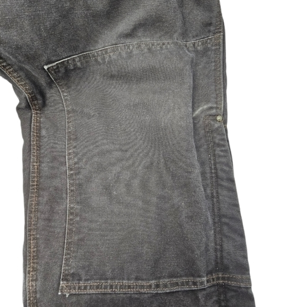 Carhartt Bibs‎ Overalls Quilt Insulated Duck Sandstone Men 42x32 R27- NOTE - Picture 14 of 16